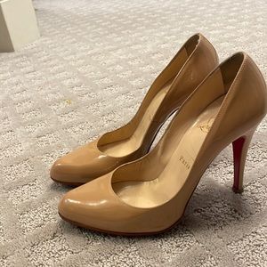 Authentic Christian Louboutin heels. Great for work! I have tan and black!
